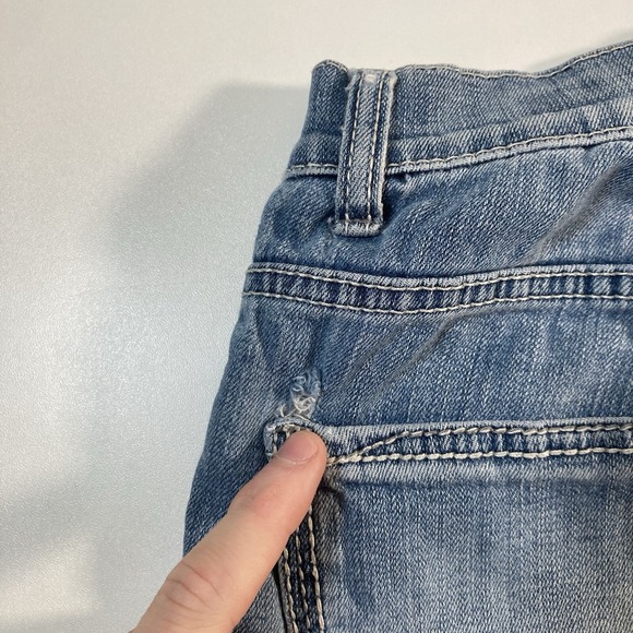 BKE Buckle Alec Jeans 26x30 Blue Straight Stretch Faded Whiskers (Tag 28R) READ - Picture 8 of 14